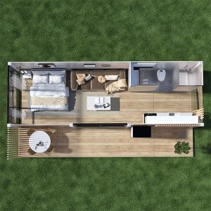 Buy cheap Steel Space Capsule Bed Hotel Cabin Modular Prefab Modular House Container Home with Solar Panel from wholesalers