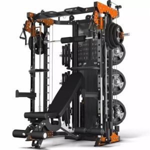Buy cheap Gym Machine Strength Training Smith Machine with Cable Cross Over from wholesalers