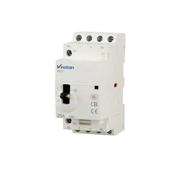 Buy cheap Manual Electrical Supply 25A 2NO NC Household AC Contactors 4 Pole Contactor from wholesalers