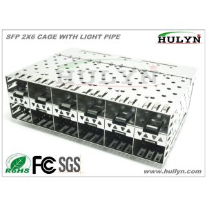 Buy cheap SFP Module 2x6 Stacked SFP Jack With LEDs from wholesalers