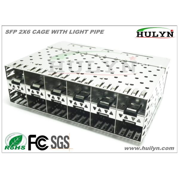 SFP Module 2x6 Stacked SFP Jack With LEDs