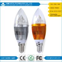 Buy cheap Epistar Chip 400Lm LED Candle Bulbs , 4W LED Candle Light Bulbs 4000K Natural product