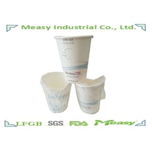 Buy cheap U shape white paper cups for hot drinks , beverages takeaway coffee cups from wholesalers