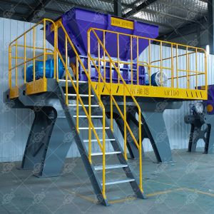 Buy cheap Xrido Automatic Glass Crusher Waste Shredder Machine 1-10cm Output from wholesalers