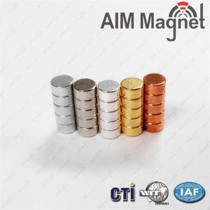 Buy cheap N35 ndfeb neodymium disc shaped magnets from wholesalers