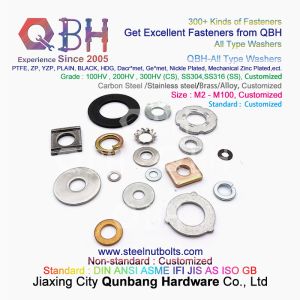 Buy cheap QBH DIN125 DIN127 F436 F436M F959 F959M DIN434 DIN436 NFE25-511 Spring Taper Serrated Flat Round Square All-Type Gaskets from wholesalers