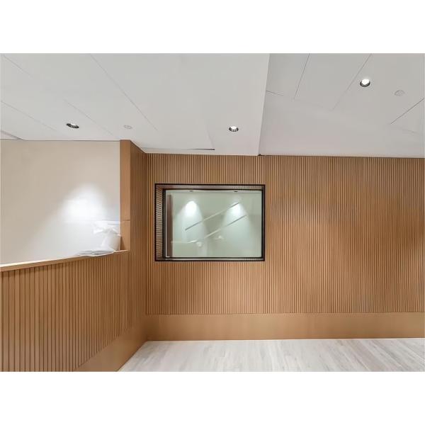 Quality Grooved Decorative Wood Acoustic Wall Panels Tongue And Groove Soundproofing Board for sale