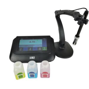 Lab High Precision Benchtop Capacitive Touch Screen pH Meter with 2 Point