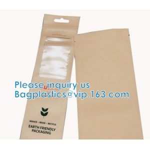 Buy cheap Stand Up Pouch With Resealable Zip lockk And Clear Window, Multi-purpose, small size, Aluminum Mylar Foil from wholesalers