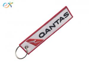 Buy cheap Double Sided 	Embroidered Keychain Twill Background Polyester Material product