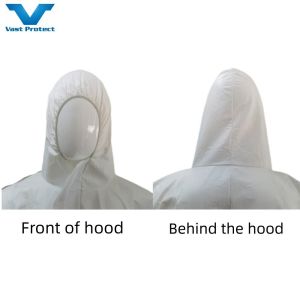 Buy cheap Customizable White Microporous Protective Isolation Coveralls Without Shoe Cover from wholesalers