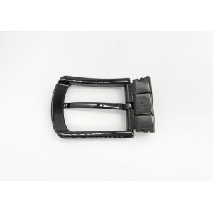 Buy cheap 3.5cm Width Shiny Replacement Belt Buckle Lightweight Black Color Simple Design from wholesalers
