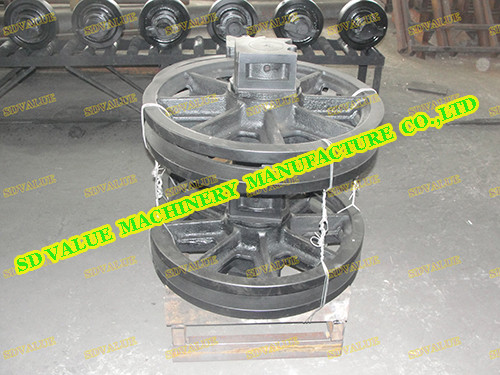 Buy cheap HITACHI SUMITOMO Crawler Crane SCX800-2 Front Idler Assy from wholesalers