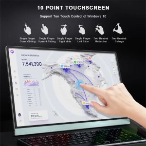 Buy cheap Portable Usb C Touch Screen Monitor 13.3 Inch FHD IPS 10-Point Travel Monitor For Laptop from wholesalers