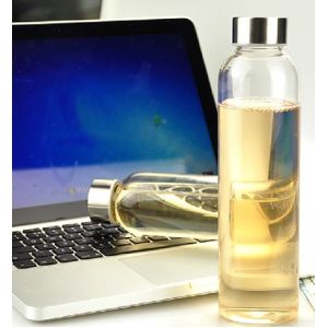 Buy cheap New Design Glass Water Bottles with Cover 280ml 550ml, Various Designs are Available  from wholesalers