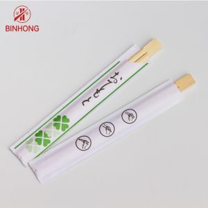 Buy cheap Twins Tensoge Round Natural Bamboo Chopsticks Disposable Sleeve Paper Wrapped from wholesalers