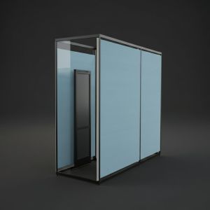 Buy cheap Multiple Panels Office Partition Sound Insulation With Easy Manual Operation from wholesalers