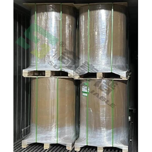 Buy cheap Superstrong High Adhesion Adhesive Paper Jumbo Roll 1080mm 1530mm from wholesalers