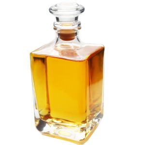 200ml 500ml ODM Glass Spirit Bottle 200ml Alcohol Bottles Decal Painting