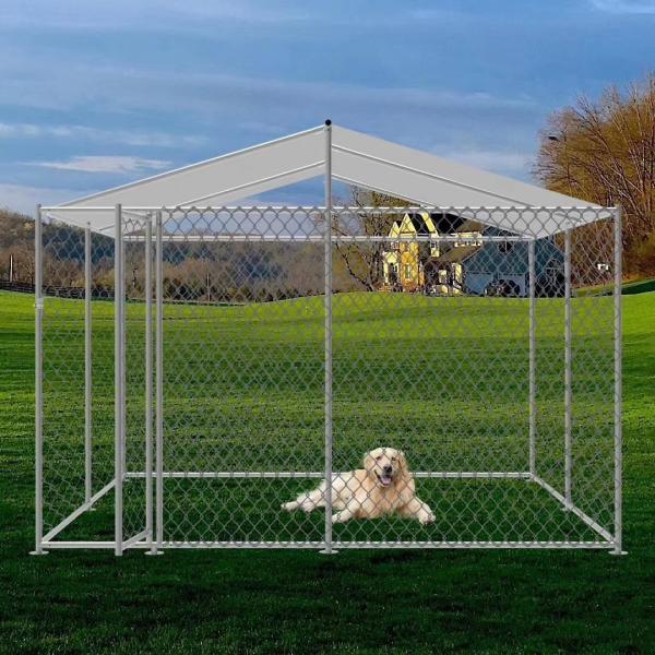 Quality CE Safe Sheltered Protection 3x3m Dog Run Kennel for sale