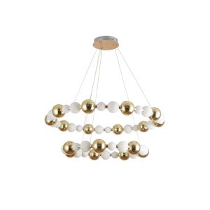 Buy cheap Postmodern Modern Circular Luxury Ring Led Chandelier Rustproof product