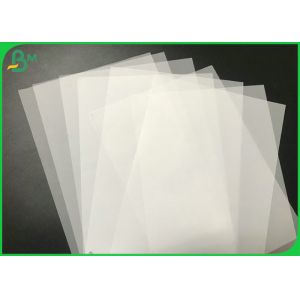 24 / 35inch Width Parchment Paper 50g 73g White Tracing Paper Roll For Drawing