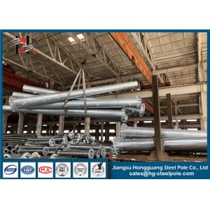 Buy cheap Structural Galvanized Steel Pole For Electrical Power Transmission Line from wholesalers