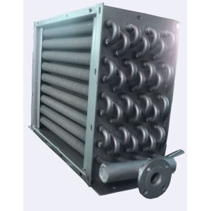SS304 Fin Type Heat Exchanger , Finned Pipe Heat Exchanger Online Support