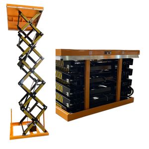 Buy cheap 500Kg Stationary Scissor Lift Table Max Height 4.8m from wholesalers