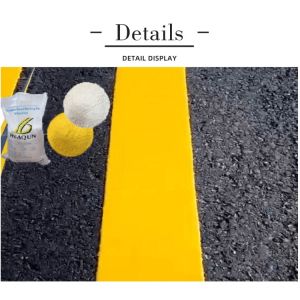 Thermoplastic Reflective Road Marking Paint Optional Colors for All Weather