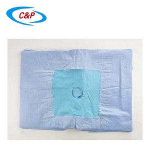 Buy cheap Medical Knee Arthroscopy Drape Disposable Surgical Sheets Blue Waterproof from wholesalers