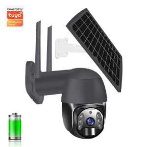 Buy cheap Night Vision Solar Security PTZ Camera Tuya Wifi / 4G Cloud Storage IP Camera from wholesalers
