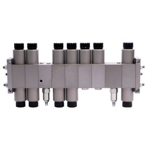 Buy cheap Proportional Hydraulic Solenoid Manifold Modular solenoid Manifold Flow Valve from wholesalers
