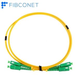 Buy cheap FTTH Indoor SC G657A2 G652D Simplex Duplex Fiber Optical Patch Cord with APC Connector from wholesalers