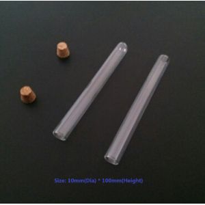 Buy cheap 10*100mm Test tube with cork top from wholesalers