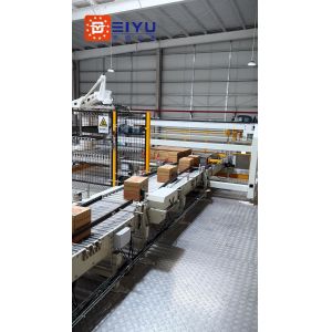 Buy cheap Pneumatic Robot Case Beverage Palletizer Machine Programmable Customized from wholesalers