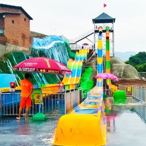 Buy cheap Outdoor Use Fiberglass Water Slide with Combination Available and Color Customized for Amusement Parks from wholesalers