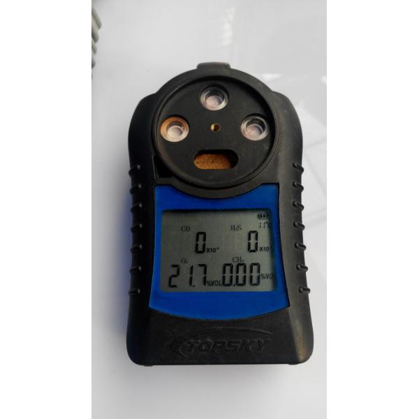 Quality CH4 / H2S Portable Gas Detector Visual / Audible Alarms Lightweight for sale
