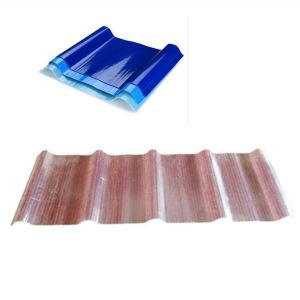 Waterproof Modern Plain Roof Tiles Smooth Surface FRP Roofing Sheet with Custom