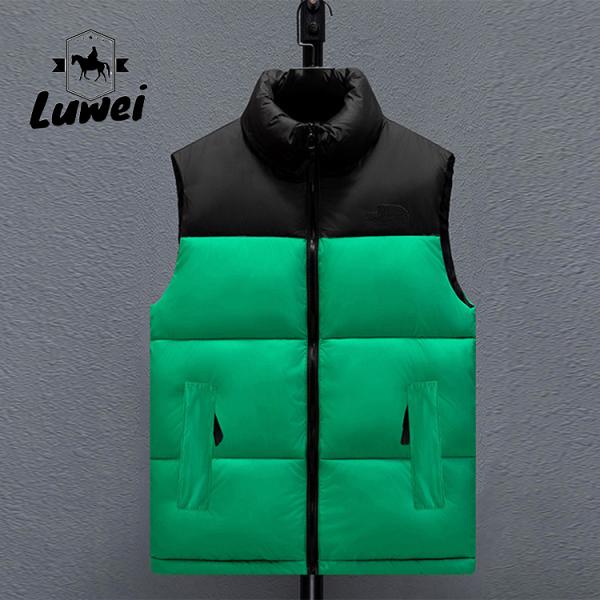 Winter Windproof Casual Stand Collar Mens Formal Utility Waistcoat Men Puffer Gilet Mens Fleece Gilets