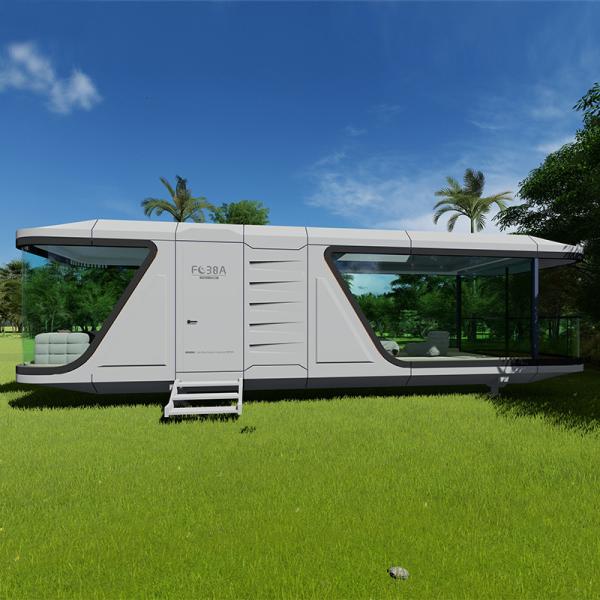 Ecocapsule Tiny House Office And Residential Space Capsule With Balcony High End