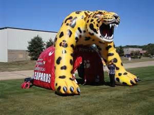 Quality Creative Inflatable Jagual Entrance With Business Logo For Promotion for sale