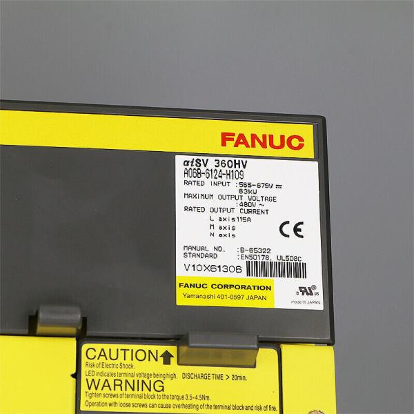 Buy cheap A06B-6124-H109 Industrial Fanuc Servo Drive and Yellow Design from wholesalers