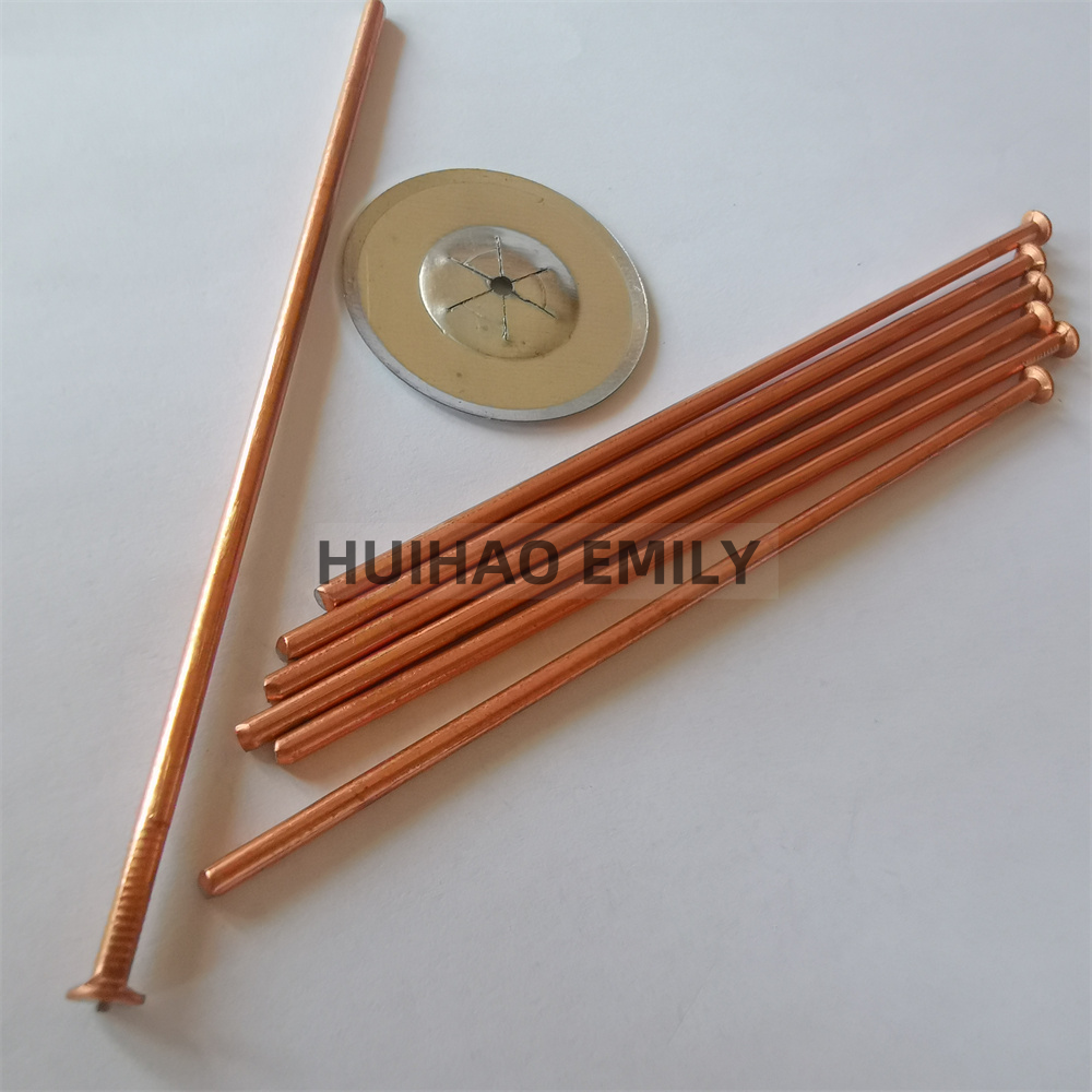 Buy cheap 3x65mm Insulation Fastener CD Weld Stud Pins With Copper Coated from wholesalers