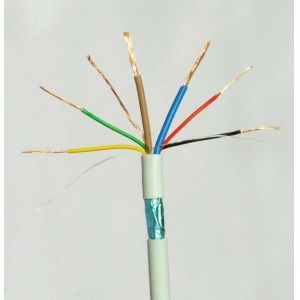 Buy cheap Sturdy PVC Insulated Copper Conductor Fire Alarm System Red Jacket 2 Core Alarm Cable from wholesalers