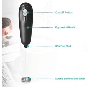 Buy cheap Coffee Mixer Blender Handheld Milk Frother With Rack  Stainless Steel Whisk Head from wholesalers