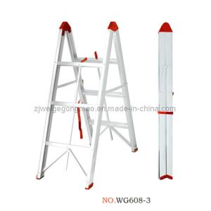 Buy cheap A Frame Aluminium Alloy 6063 3 Step Folding Ladder from wholesalers