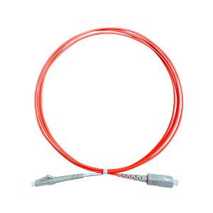 Buy cheap LSZH Cable 125um Fiber Optic Jumper OM1 OM2 LC UPC To SC UPC from wholesalers
