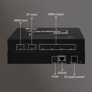 Buy cheap 4K60 1 in 4 Out 3X1 2X2 1X4 Pixel Mapping Multi-Screen Expander with HDMl Interface and Pixel-to-pixel Splicing Function from wholesalers