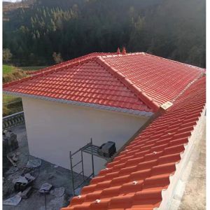Buy cheap ASA PVC Roof Tile 2.5mm Thick Fire Retardant B1 Rated from wholesalers